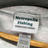 Metropolis Fishing ロゴ刺繍スウェットプルオーバー メンズ JPN:L