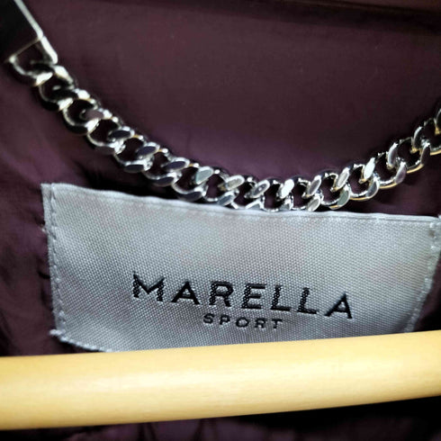 マレーラスポーツ MARELLA SPORT ダブルジップフーデッドダウンジャケット レディース JPN:42