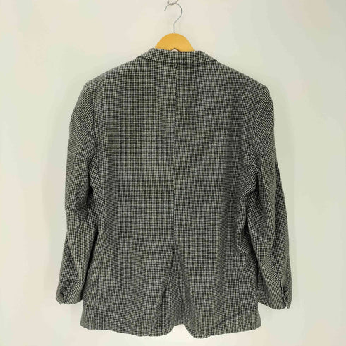 バーバリーズ BURBERRYS PURE CAMEL HAIR 千鳥格子2Bテーラードジャケット メンズ