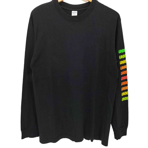アンディフィーテッド UNDEFEATED USA製 袖ロゴ クルーネック ロングスリーブカットソー メンズ S