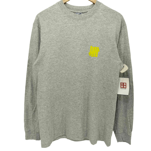 アンディフィーテッド UNDEFEATED USA製 両面プリントロゴ クルーネック ロングスリーブカットソー メンズ S