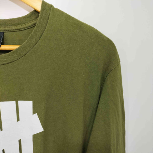 アンディフィーテッド UNDEFEATED フロントロゴプリント クルーネック ロングスリーブカットソー メンズ M