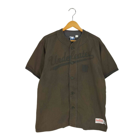 アンディフィーテッド UNDEFEATED WASHED TWILL BASEBALL JERSEY メンズ S