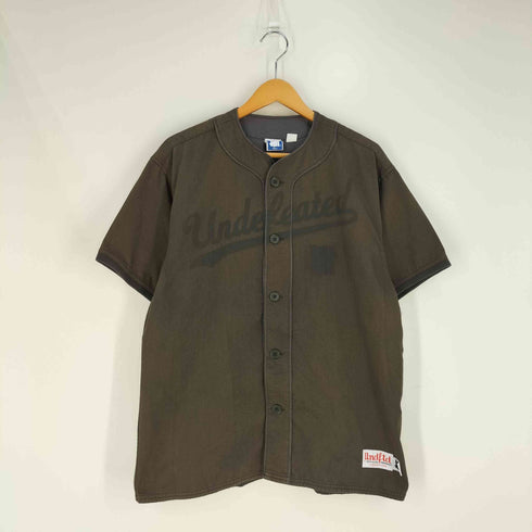 アンディフィーテッド UNDEFEATED WASHED TWILL BASEBALL JERSEY メンズ S