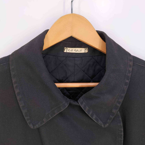 カールヘルム Karl Helmut キャンバス ダブルロングコート メンズ