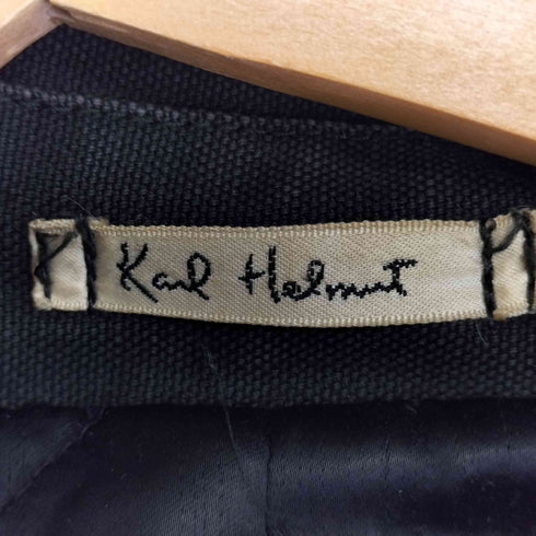 カールヘルム Karl Helmut キャンバス ダブルロングコート メンズ