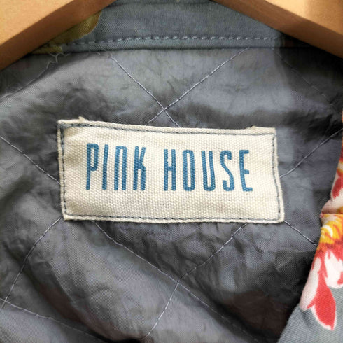 ピンクハウス PINK HOUSE 裏地キルティング 花柄ブルゾン レディース