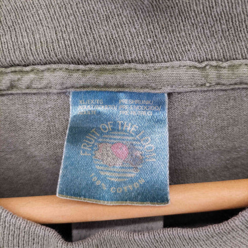 フルーツオブザルーム FRUIT OF THE LOOM 90S 1995年 両面プリント S/S Tシャツ ツアーT シングルステッチ メンズ import:XL