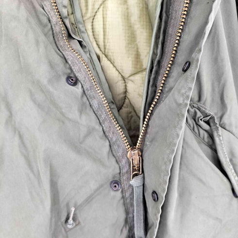 ユーエスアーミー U.S. ARMY 70S 72年会計 M-65 Fishtail Parka フィッシュテールパーカー ライナー付き 真鍮ジップ メンズ LARGR-REGULAR