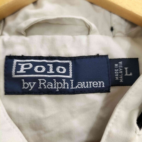 ポロバイラルフローレン Polo by RALPH LAUREN ポニー刺繍 コットン フーデット ジップアップジャケット メンズ import:L