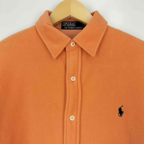 ポロバイラルフローレン Polo by RALPH LAUREN ポニー刺繍 フリース シャツ メンズ import:L