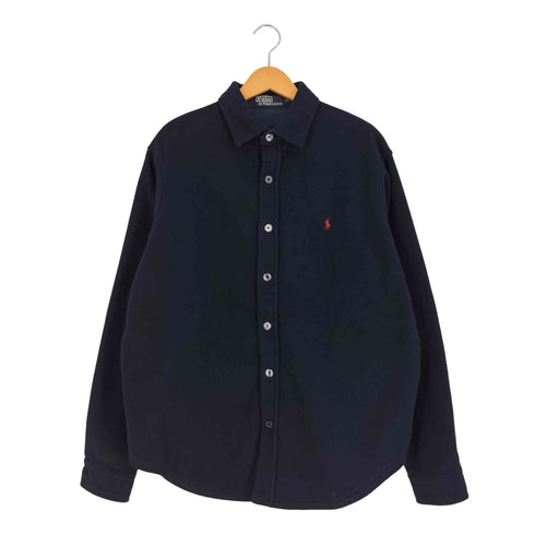ポロバイラルフローレン Polo by RALPH LAUREN ポニー刺繍 フリース シャツ メンズ LL