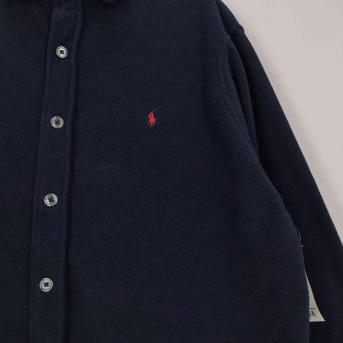 ポロバイラルフローレン Polo by RALPH LAUREN ポニー刺繍 フリース シャツ メンズ LL