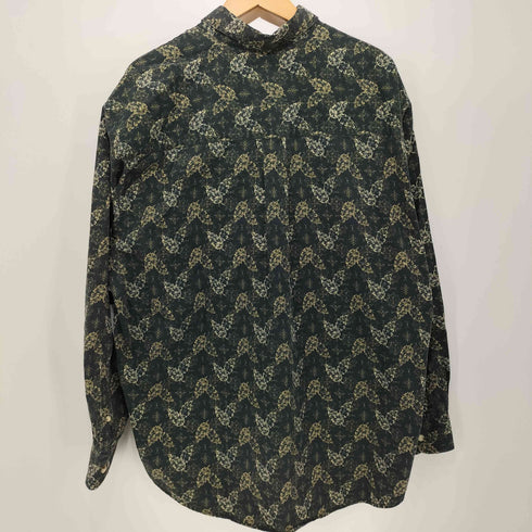 ナチュラルイシュー NATURAL ISSUE 総柄 L/S BD コットン シャツ メンズ import:XL