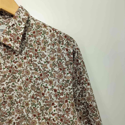 タケオキクチ TAKEO KIKUCHI フローラルパターン L/S シャツ メンズ JPN:3