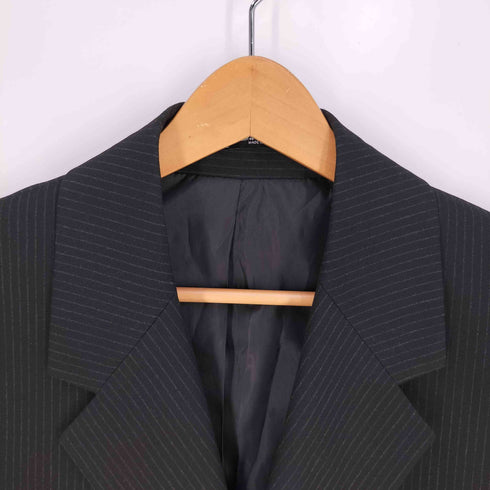ザラ ZARA REGULAR FIT ストライプ 2B テーラードジャケット メンズ EUR:48