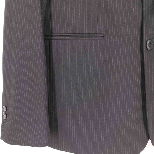 ザラ ZARA REGULAR FIT ストライプ 2B テーラードジャケット メンズ EUR:48