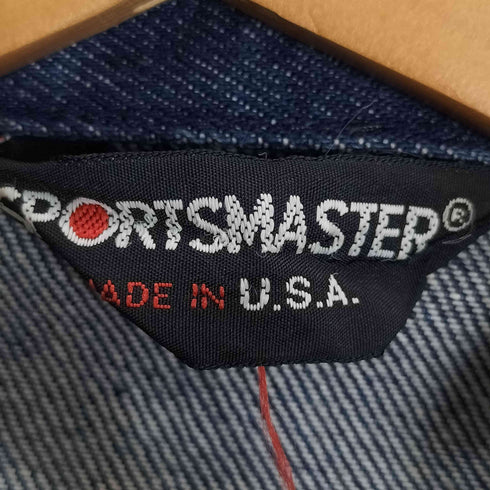スポーツマスター SPORTSMASTER USA製 IDEALジップ チンスト デニム スウィングトップ ジップアップジャケット メンズ