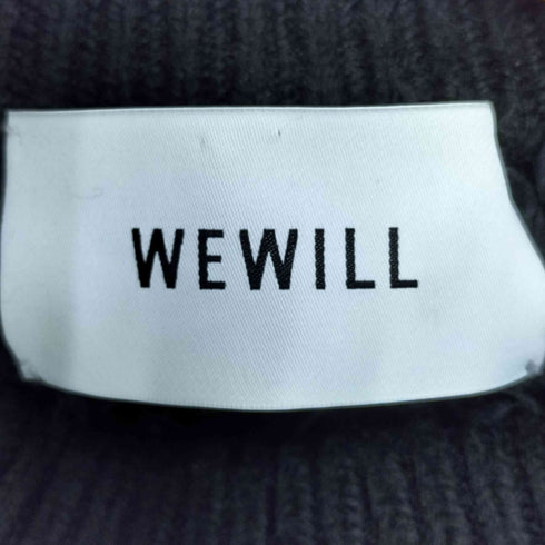 ウィーウィル WEWILL ナイロンウール シャギー クルーネック ニット メンズ JPN:2