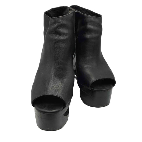 ジェフリーキャンベル Jeffrey Campbell SKATE スケートヒール オープントゥ ブーツ レディース 40