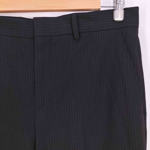 ザラ ZARA ストライプ センタープレス スラックスパンツ メンズ EUR:38