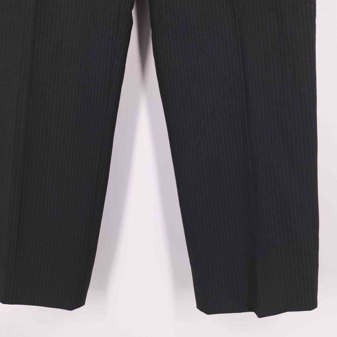 ザラ ZARA ストライプ センタープレス スラックスパンツ メンズ EUR:38