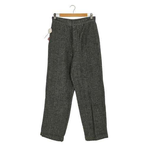 ザラ ZARA ヘリンボーン ワイドフィット ストラクチャーパンツ メンズ EUR:38