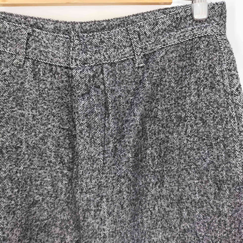 ザラ ZARA ヘリンボーン ワイドフィット ストラクチャーパンツ メンズ EUR:38