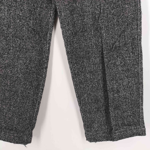 ザラ ZARA ヘリンボーン ワイドフィット ストラクチャーパンツ メンズ EUR:38