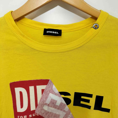 ディーゼル DIESEL フロントロゴプリント ロングスリーブカットソー メンズ