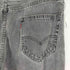 リーバイス Levis 550 ブラックデニムパンツ ダメージ加工 テーパードバギー メンズ 36/30
