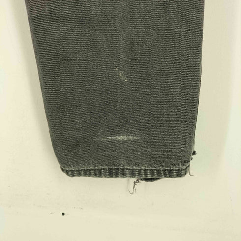 リーバイス Levis 550 ブラックデニムパンツ ダメージ加工 テーパードバギー メンズ 36/30