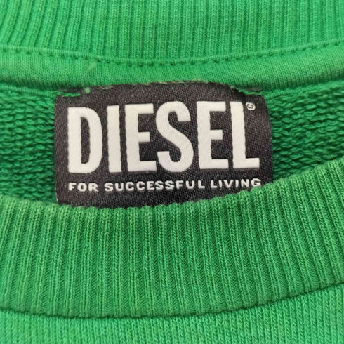 ディーゼル DIESEL Patch Logo S-GIRK-E1 Crew-neck Sweatshirt メンズ import:L