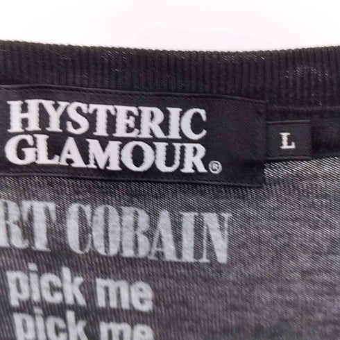 ヒステリックグラマー HYSTERIC GLAMOUR フロントプリントカットソー バンド メンズ JPN:L