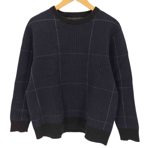 ヴィクティム VICTIM CHECK KNIT メンズ import:L