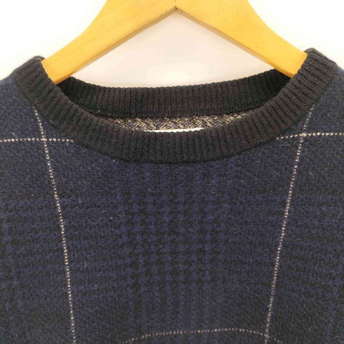 ヴィクティム VICTIM CHECK KNIT メンズ import:L