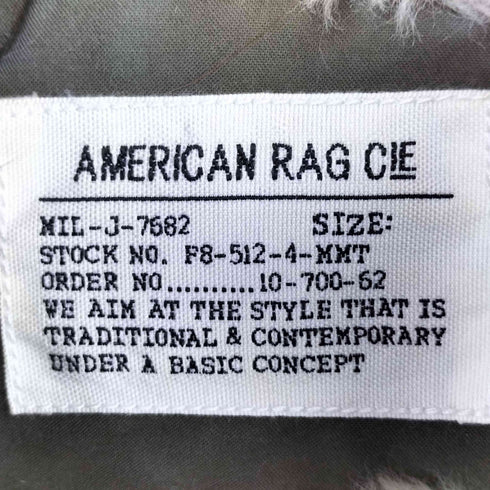 アメリカンラグシー AMERICAN RAG CIE 13AW M-65 ボアライナー付き ファー フィッシュテール モッズ コート レディース 00