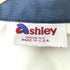 ASHLEY 90S USA製 企業ロゴ刺繍 レーシングS/S シャツ メンズ import:L