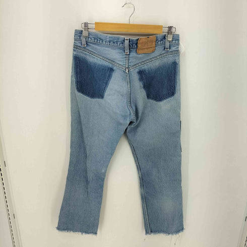 リーバイス Levis 90S リペア ボタンフライデニムパンツ ボタン裏552刻印 カットオフ加工 メンズ