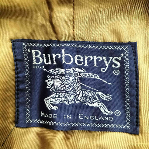 バーバリーズ BURBERRYS イングランド製 ノバチェックライナー付き 裏地ノバチェック ステンカラーコート メンズ