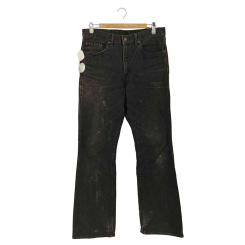 リーバイス Levis MADE IN THE PHILIPPINES 517 後染めブラック ブーツカットデニムパンツ ボタン裏359 メンズ W33 L34