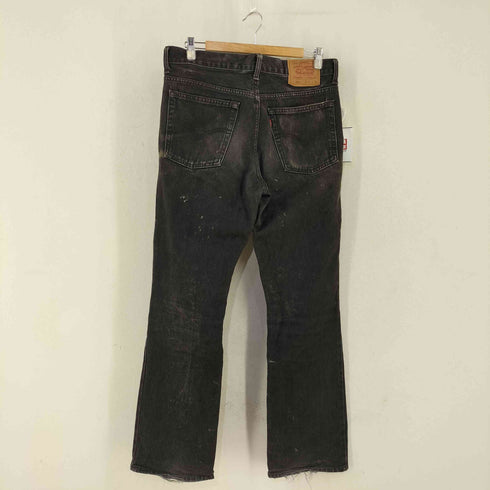 リーバイス Levis MADE IN THE PHILIPPINES 517 後染めブラック ブーツカットデニムパンツ ボタン裏359 メンズ W33 L34