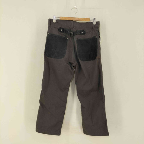 ジュンヤワタナベコムデギャルソンマン JUNYA WATANABE COMME des GARCONS MAN AD2013 14SS 裏地チェック バックシンチ コーデュロイポケットワークパンツ メンズ JPN:S