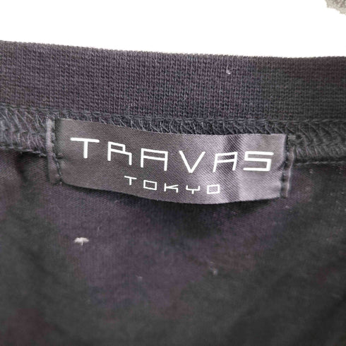 トラヴァストウキョウ TRAVAS TOKYO ショルダーZIPクマプリントフレア袖ロンT レディース FREE