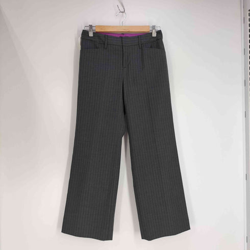 ソニアリキエル SONIA RYKIEL ストライプ柄セットアップ フリルスカート スラックスパンツ レディース 38