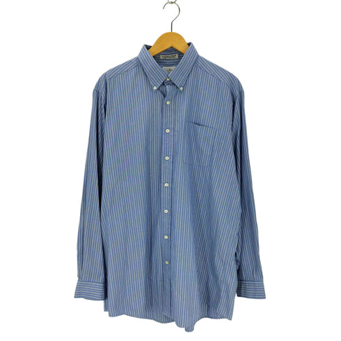 エルエルビーン L.L.Bean ストライプ ボタンダウン 長袖シャツ メンズ 17/36