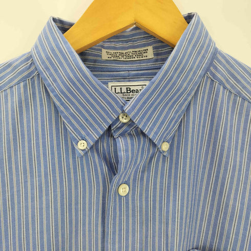 エルエルビーン L.L.Bean ストライプ ボタンダウン 長袖シャツ メンズ 17/36