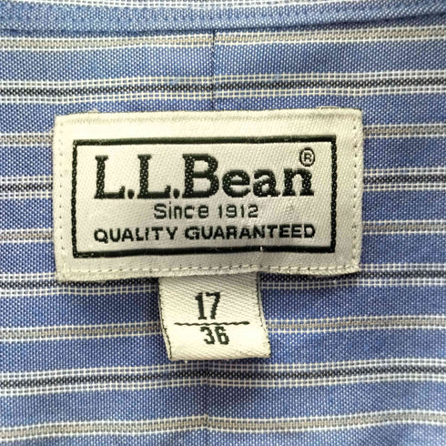 エルエルビーン L.L.Bean ストライプ ボタンダウン 長袖シャツ メンズ 17/36