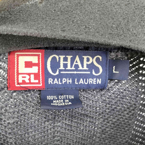 チャップス CHAPS HAND FRAMED ワンポイントロゴ コットンニット メンズ JPN:L