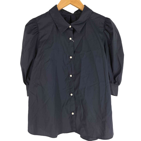 ノーリーズ NOLLEY’S 23SS パール釦パフスリーブブラウス レディース JPN:38